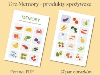 Gra Memory – produkty spożywcze