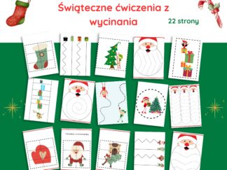 Świąteczne ćwiczenia z wycinania